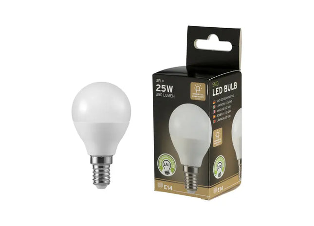 3W SMD LED-Leuchtmittel in Birnenform, E14 Sockel, 2700K Warmlicht, 230V TK Gruppe® Grosshandel 