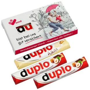 3er Duplo-Pack im personalisierten Werbeschieber mit Sichtfenster – Ideal für Werbung TK Gruppe® Grosshandel 