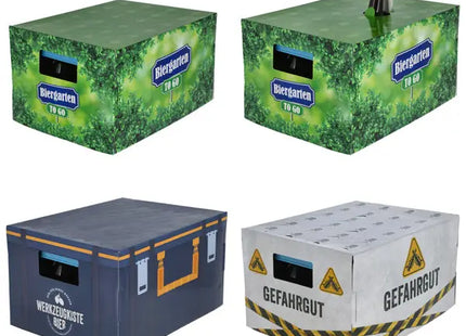 3er Set Bierkasten-Geschenkverpackung, Stabil, Maße 40x30x23 cm - Ideal für Bierliebhaber TK Gruppe® Grosshandel 