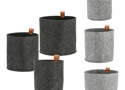 3er-Set Filz-Aufbewahrungskörbe - Vielseitige Ordnungslösung TK Gruppe® Grosshandel 