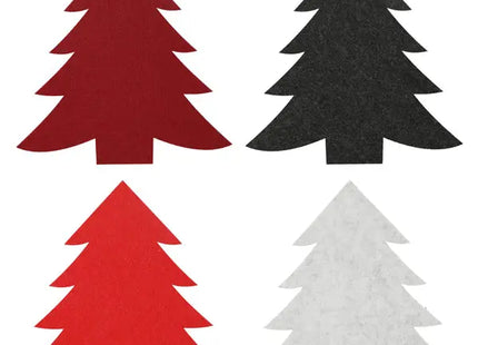 3er-Set Filz-Tannenbäume, Weihnachtsdekoration - Festliche Ornamente TK Gruppe® Grosshandel 