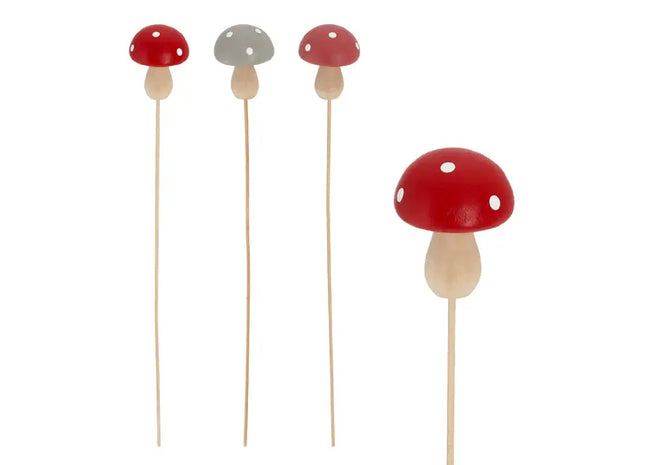 3er Set Pilzleuchten zum Stecken, je ca. 29cm hoch - Gartenbeleuchtung TK Gruppe® Grosshandel 