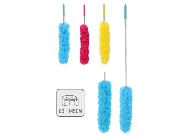 3er-Set Teleskop Staubwedel, ausziehbar von 60-145cm, flexibel einsetzbar TK Gruppe® Grosshandel 