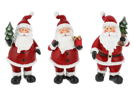 3er Set Weihnachtsmänner, Festliche Figuren, Höhe ca. 16 cm TK Gruppe® Grosshandel 