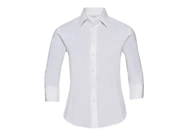Damen Stretch-Shirt mit 3/4-Ärmeln, figurbetont & elegant TK Gruppe® Grosshandel 