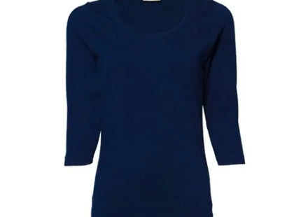Stilvolles Damen Stretch-T-Shirt mit 3/4-Ärmeln, perfekt für Übergangszeiten TK Gruppe® Grosshandel 