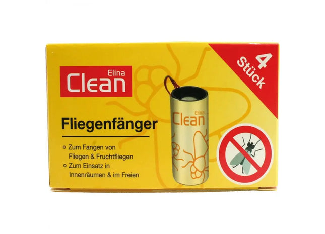 4-Pack Hanging Fly Traps - Eco-Friendly Insect Catchers for Pest Management TK Gruppe® Grosshandel 