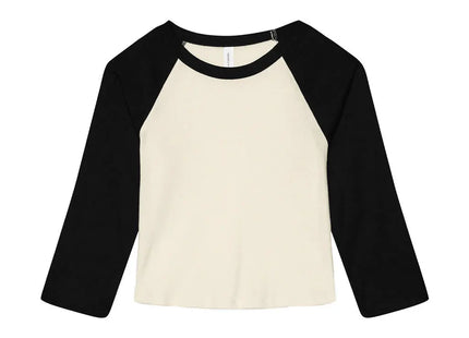 Women`s Micro Rib 3/4 Raglan Baby Tee TK Gruppe® Grosshandel 