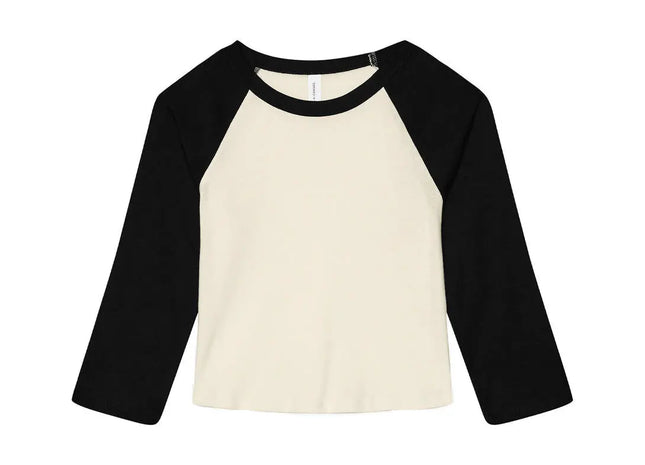 Women`s Micro Rib 3/4 Raglan Baby Tee TK Gruppe® Grosshandel 