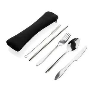 4-Teiliges Edelstahl Besteckset in Silber: Elegant & Langlebig TK Gruppe® Grosshandel 