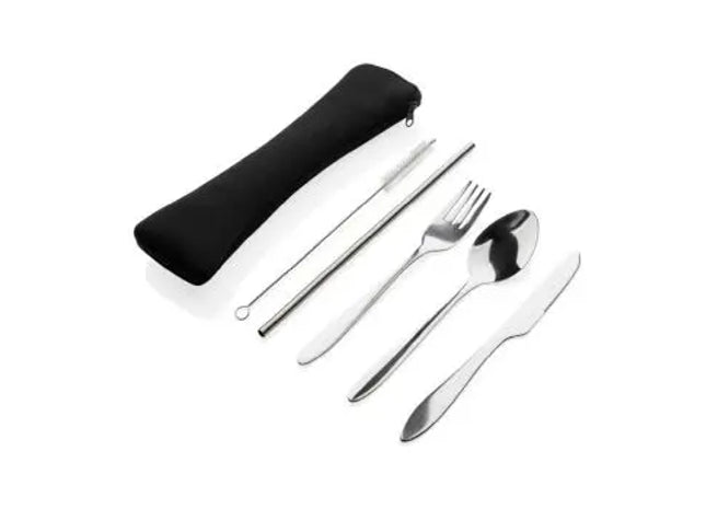 4-Teiliges Edelstahl Besteckset in Silber: Elegant & Langlebig TK Gruppe® Grosshandel 