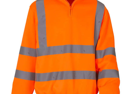 Fluo 1/4 Zip Sweat Shirt TK Gruppe® Grosshandel 