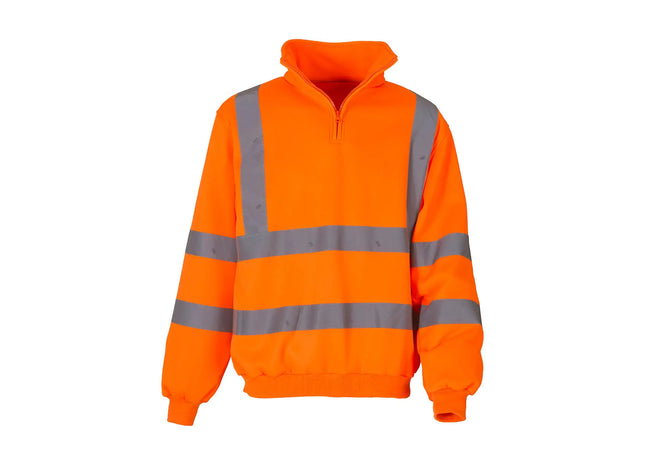 Fluo 1/4 Zip Sweat Shirt TK Gruppe® Grosshandel 
