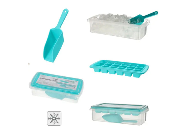 4-teiliges Eiswürfelformen-Set, Großformat 26x13x7cm, Küchenzubehör TK Gruppe® Grosshandel 