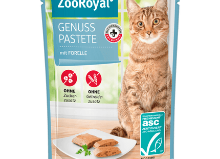 ZooRoyal Genuss Pastete Forelle 85g