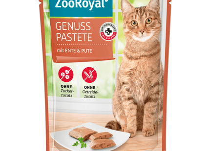 ZooRoyal Genuss Pastete Ente & Pute 85g