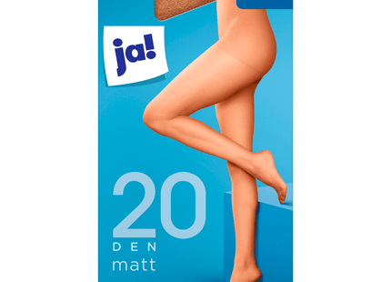 ja! Feinstrumpfhosen 20 DEN Gr, 42-44 Make Up matt 2 Stück