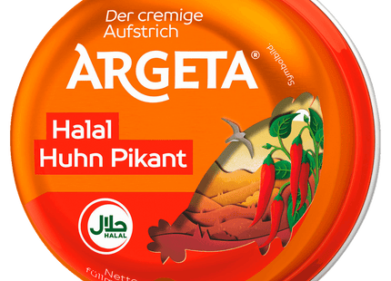 Argeta Halal Huhn Pikant Aufstrich 95g