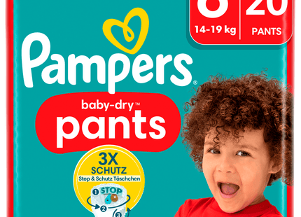 Pampers Baby-Dry Windeln Pants Gr.6 14-19kg 20 Stück