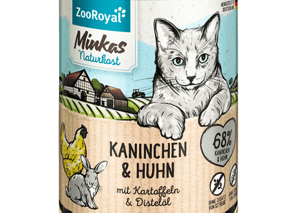 ZooRoyal Minkas Naturkost Kaninchen & Huhn 400g