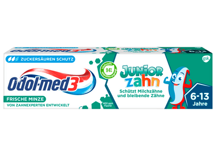 Odol-med3 Zahncreme Juniorzahn Frische Minze 75ml