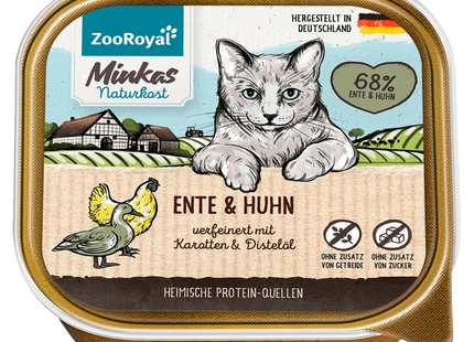 ZooRoyal Minkas Naturkost Ente & Huhn 100g