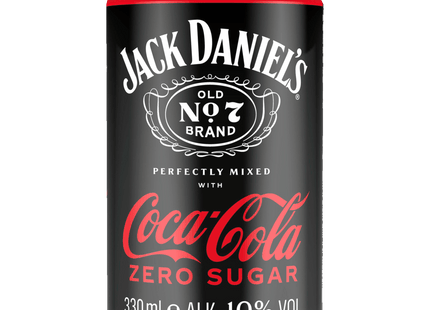 Jack Daniels' mixed with Coca-Cola Zero Sugar 0,33l