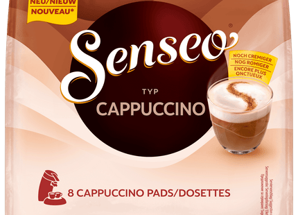 Senseo Kaffeepads Typ Cappuccino 92g, 8 Pads