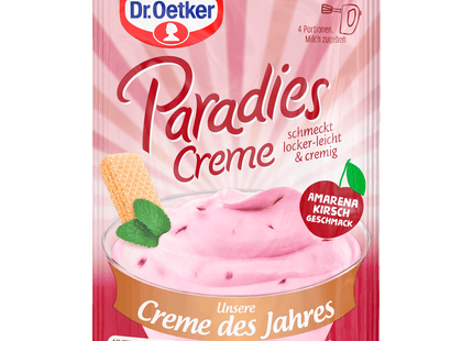 Dr, Oetker Paradiescreme Dessert Amarenakirsche 56g