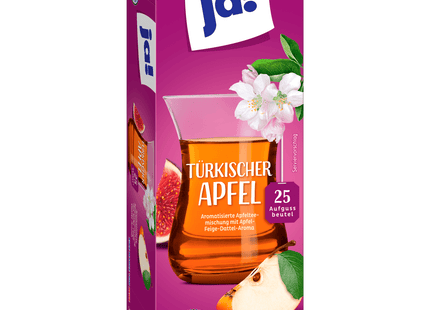 ja! Türkischer Apfel Tee 62,5g 25 Beutel