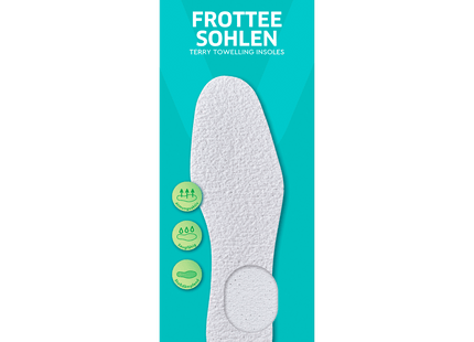 Vivess Frottee Sohlen Gr,36-46 1 Paar