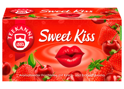 Teekanne Früchtetee Sweet Kiss 60g, 20 Beutel