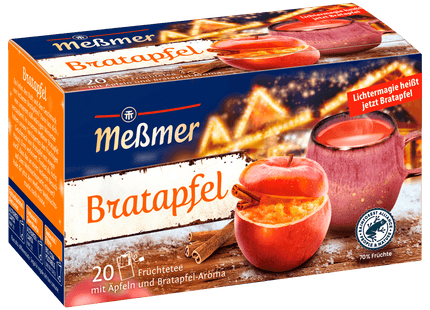 Meßmer Früchtetee Bratapfel 50g, 20 Beutel