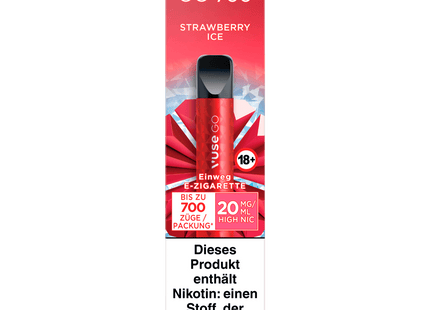 Vuse Go 700 Strawberry Ice Einweg E-Zigarette