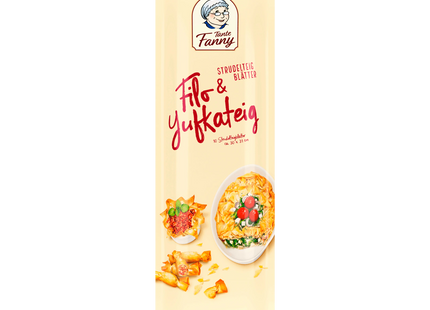 Tante Fanny Strudelteigblätter Filo & Yufkateig 250g