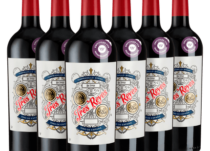 Tres Reyes Rotwein Tempranillo Syrah trocken 6x0,75l