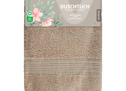 Vivess Duschtuch taupe