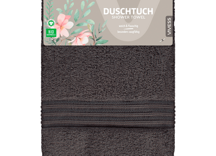 Vivess Duschtuch grau 1 Stück