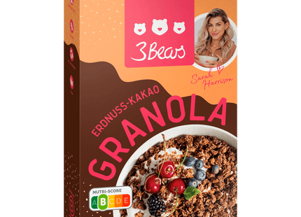 3Bears Granola Erdnuss-Kakao 325g