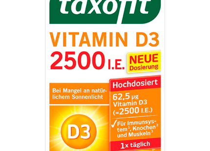 Taxofit Vitamin D3 2500 7,7g, 50 Stück