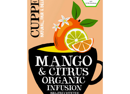 Cupper Bio Tee Mango & Citrus Organic Infusion 36g 20 Beutel