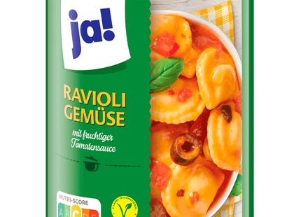 ja! Ravioli Gemüse mit Tomatensauce vegan 800g