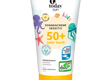 Today Sun Kids Sonnencreme Sensitiv LSF 50+ 150ml