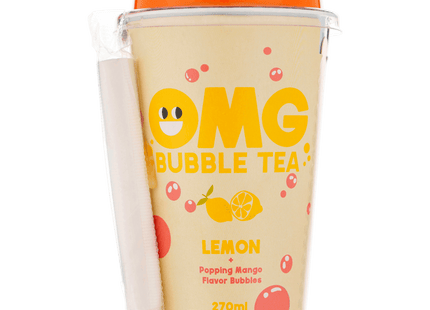 OMG Bubble Tea Lemon + Popping Mango 0,27l