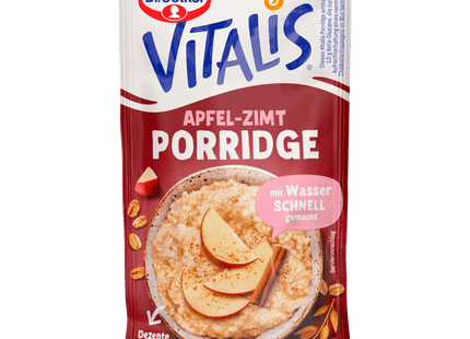 Dr. Oetker Vitalis Porridge Apfel-Zimt 58g