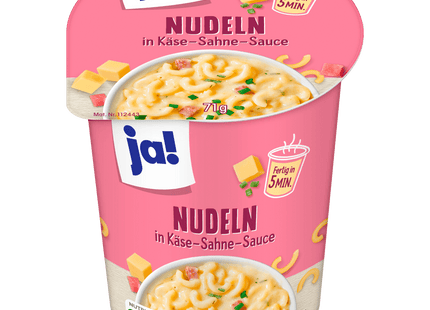 ja! Nudeln in Käse-Sahne-Sauce 71g