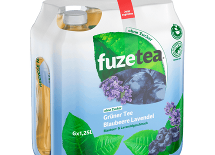 Fuze Tea Blaubeere Lavendel ohne Zucker 6x1,25l