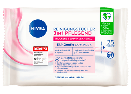 NIVEA Pflegende Reinigungstücher 25 Stück