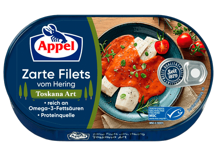 Appel Zarte Filets vom Hering Toskana Art 200g