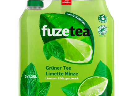 Fuze Tee Grüner Tee Limette Minze 6x1,25l